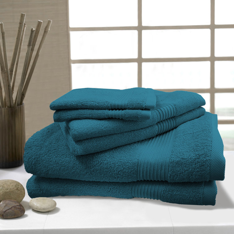 Peacock Gastelum Cotton Blend Bath Towels Set of 2